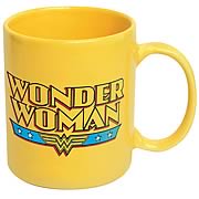 Wonder Woman Logo Yellow Coffee Mug